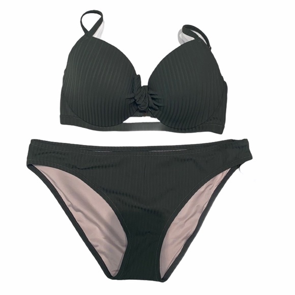 Shade & Shore Other - Shade & Shore Hunter Green 2pc Bikini